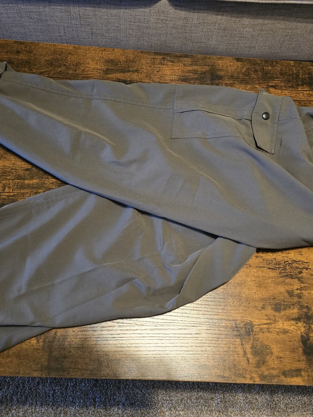 Women's Casual Grey Cargo Pants